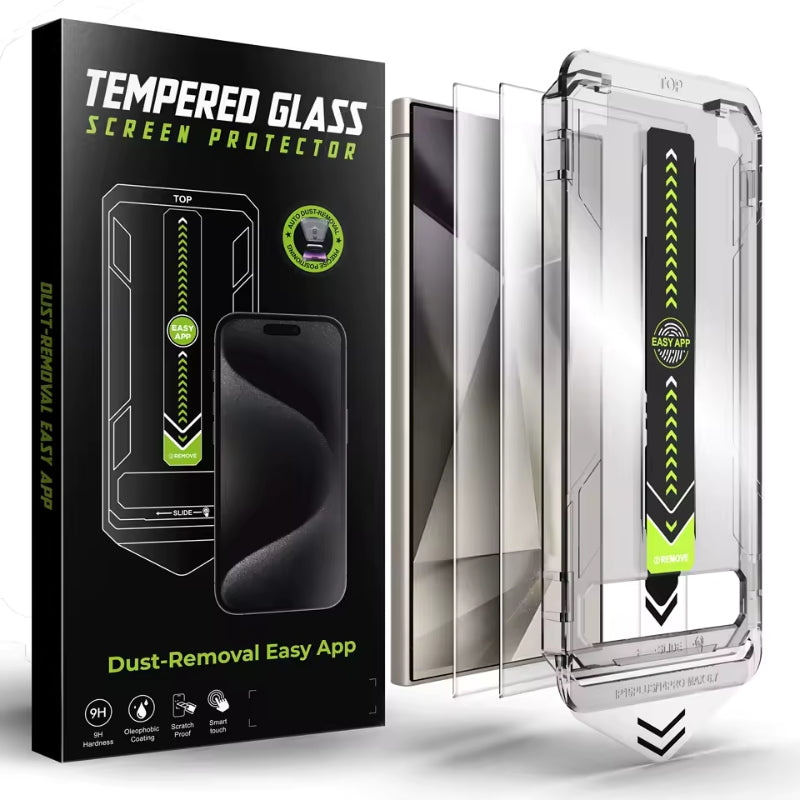 Kevlar Pro™ | Vidrio Templado Samsung con Colocador preciso para tu modelo
