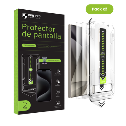 KVR PRO™ | Vidrio Templado Samsung Pack x2