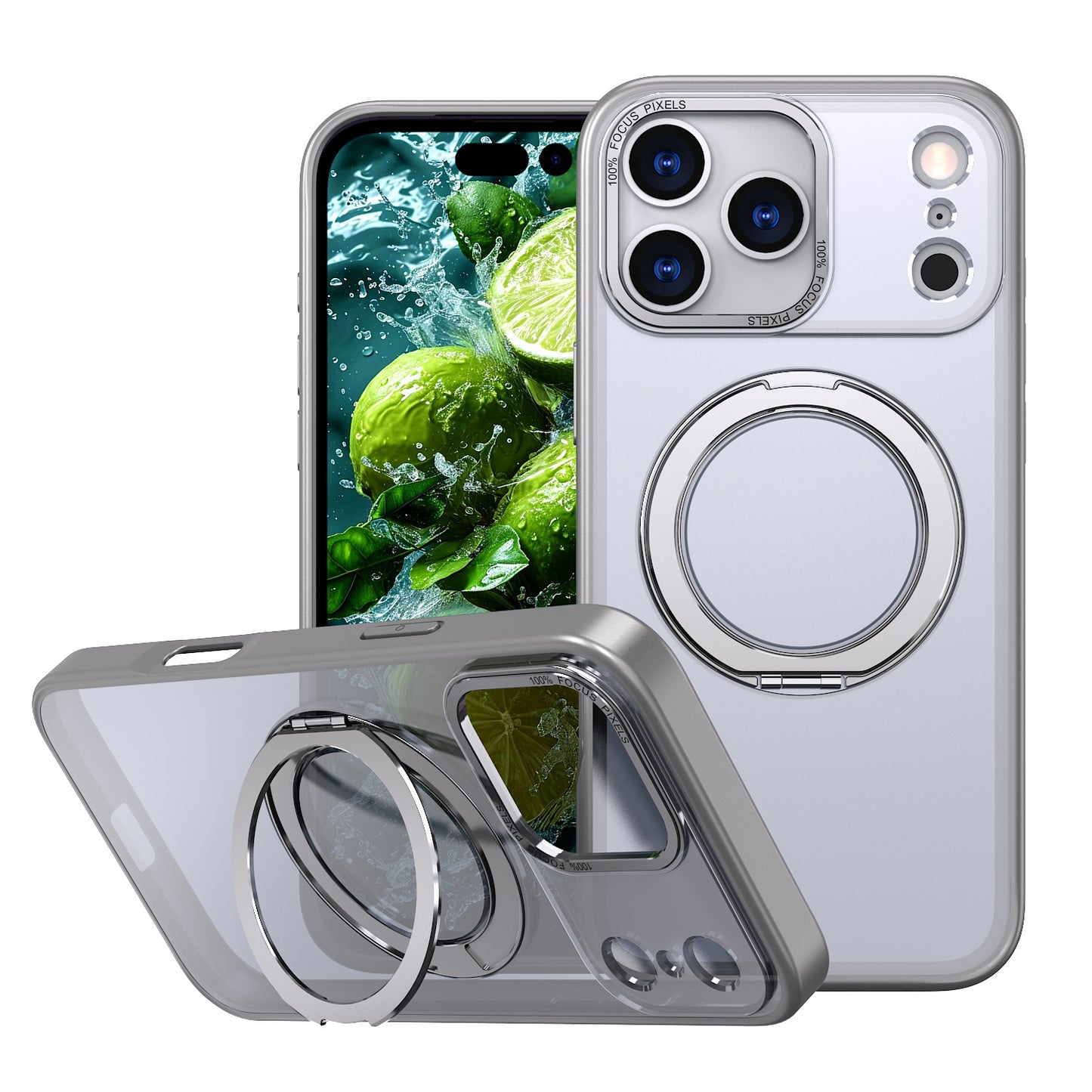 Kevlar Pro™ | Funda Magsafe para Iphone con Anillo Rotativo 360°