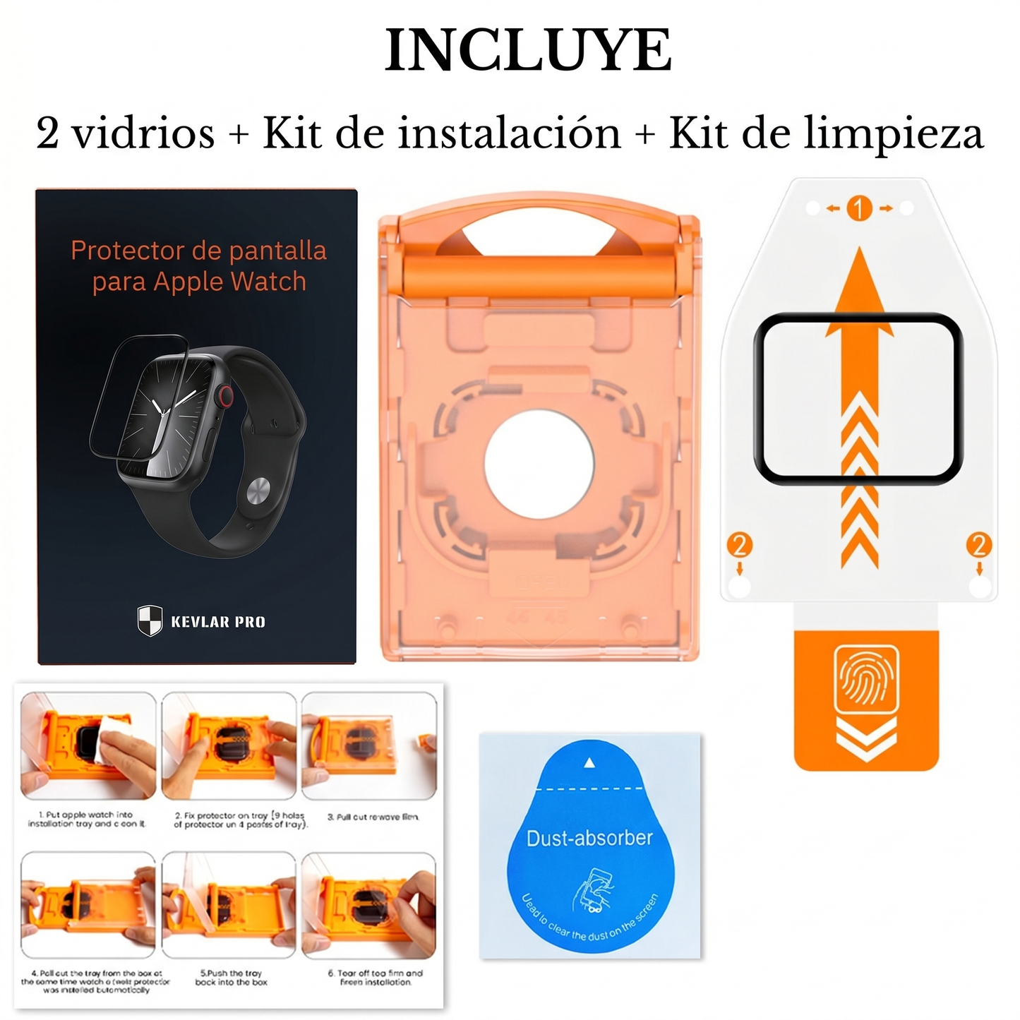Kevlar Pro™ | Vidrio Templado Apple Watch