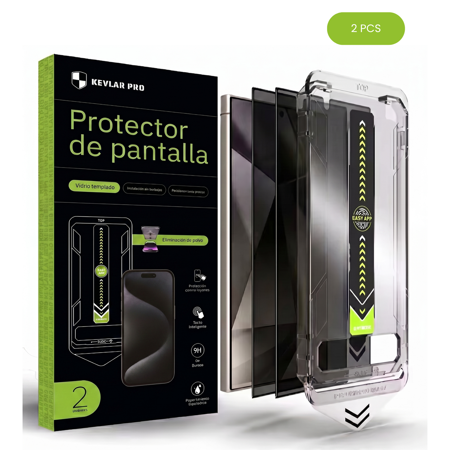 Kevlar Pro™ | Vidrio Templado Samsung - 2 pcs