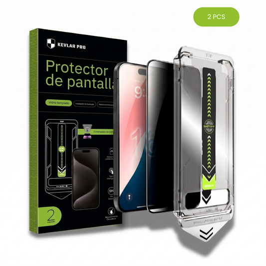 Kevlar Pro™ | Vidrio Templado Iphone - 2 pcs